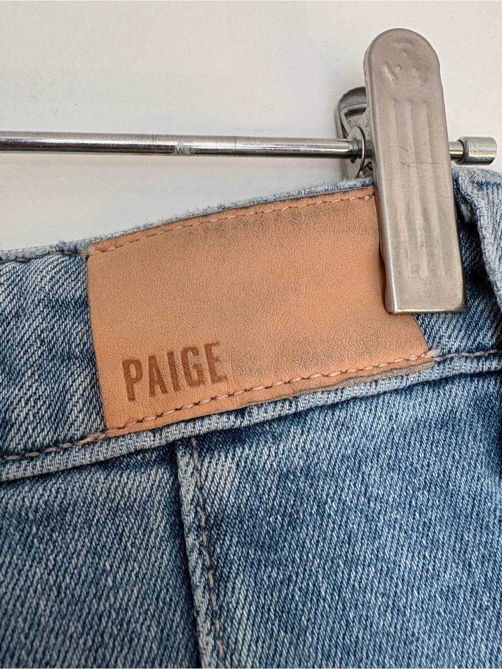 PAIGE Anessa sz 30 High Rise Ankle Wide Leg Jeans cropped Distressed - Picture 8 of 14